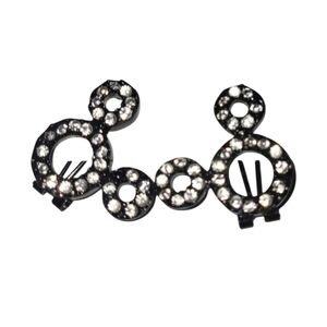 Baublebar Black and Silver Mickey Earrings
